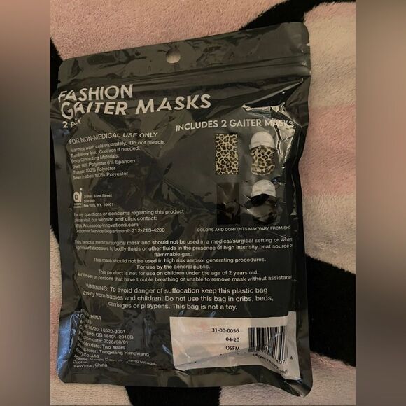 Fashion Gaiter masks 2 pack - Picture 3 of 3